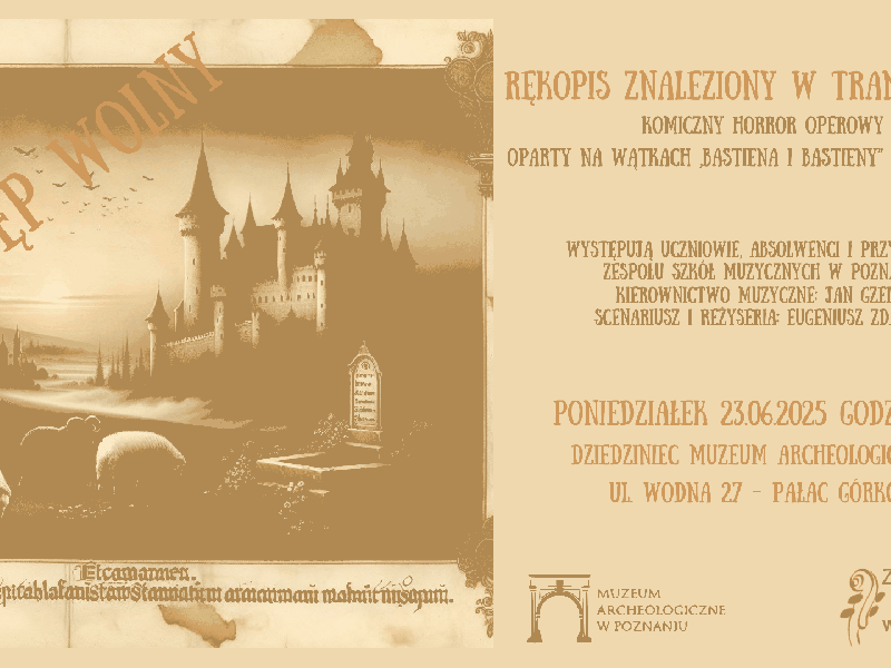 Rękopis znaleziony w Transylwanii - Komiczny Horror Operowy - 23.06.25 g. 18.00