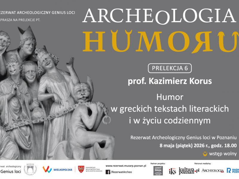 Archeologia humoru - 8.05.26 - Humor w greckich tekstach literackich i życiu codziennym (prof. Kazimierz Korus)