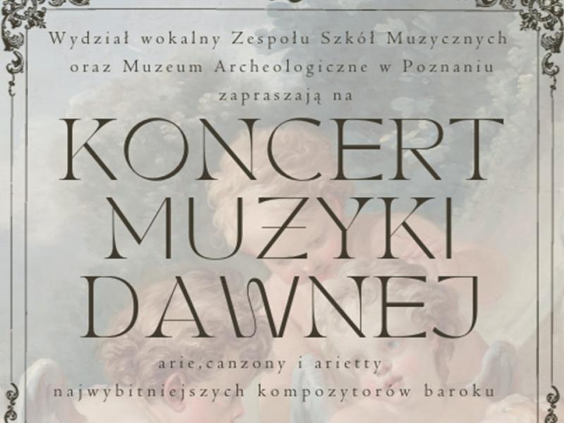 Koncert Muzyki Dawnej (27 listopada o godzinie 18.30. Wstęp wolny!)