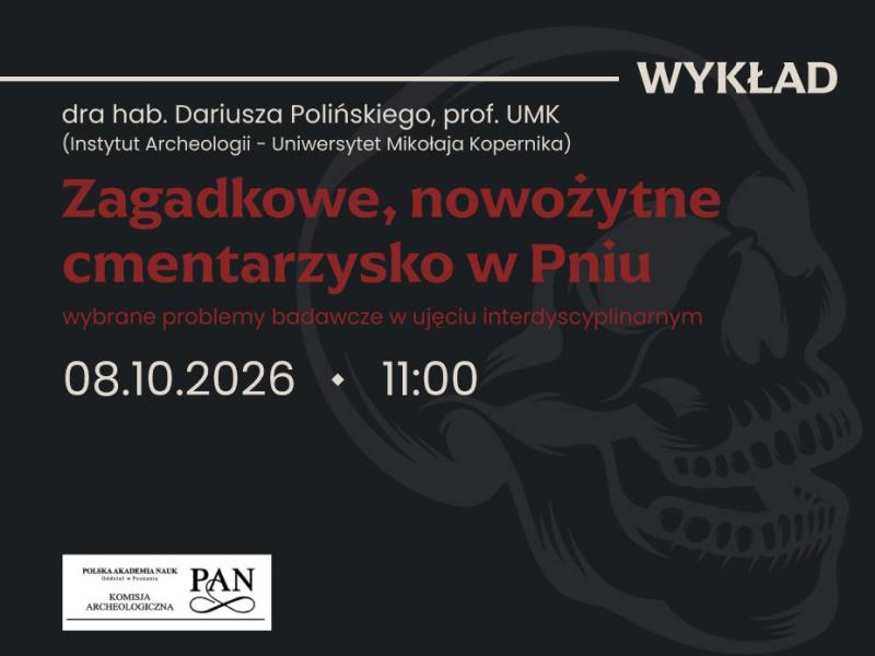 Wykład dra hab. D. Polińskiego, prof. UMK (8.10.26)