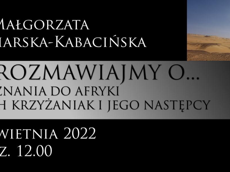 Szóste spotkanie z cyklu spotkań dla seniorów pt. „Porozmawiajmy o…” (19.04.22; g.12.00)